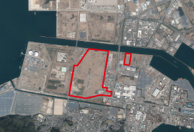 「日本製鉄株式会社 用地」航空写真
