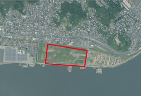 「酒本商事株式会社 用地」航空写真